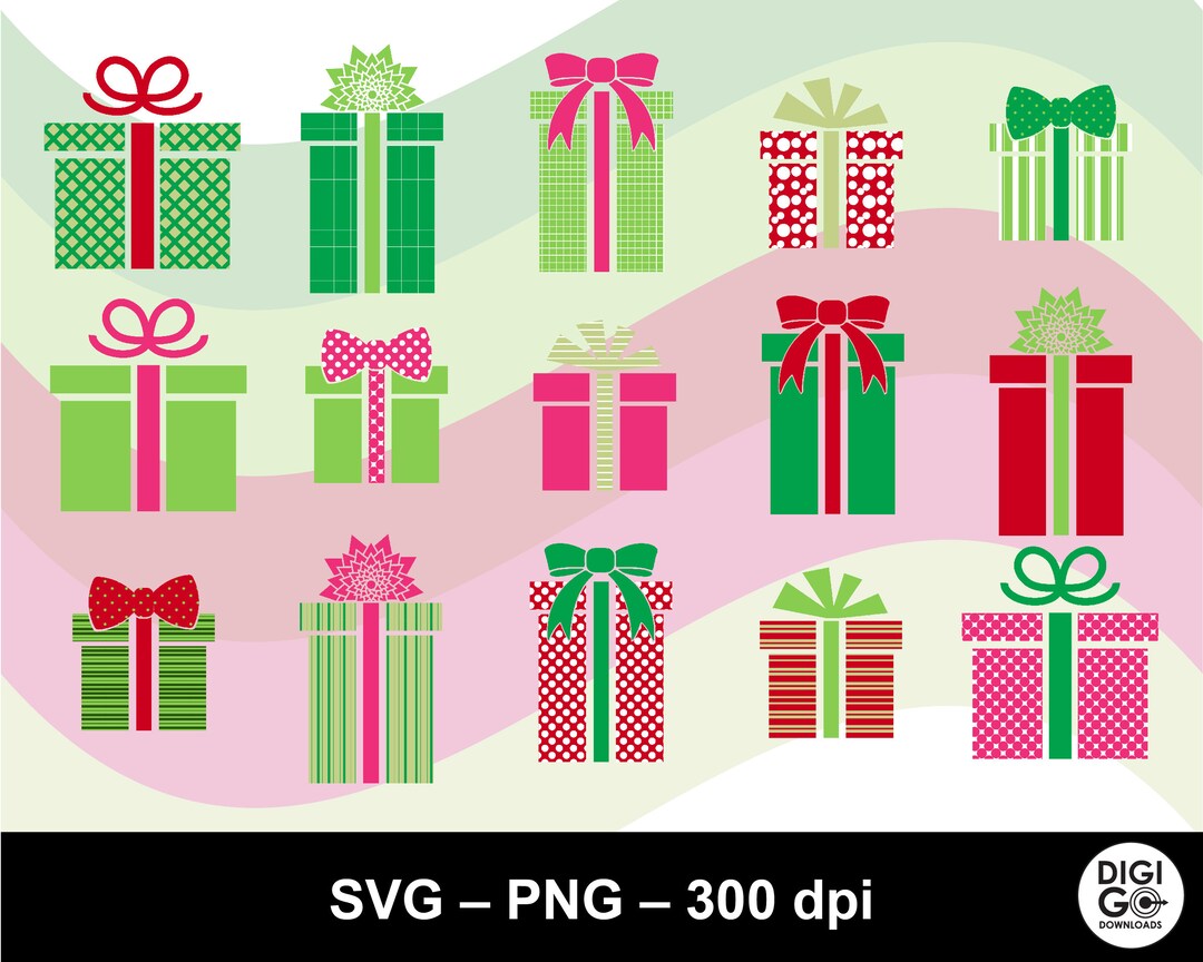 Christmas Present Svg / Present Svg / Christmas Gift Svg / - Etsy