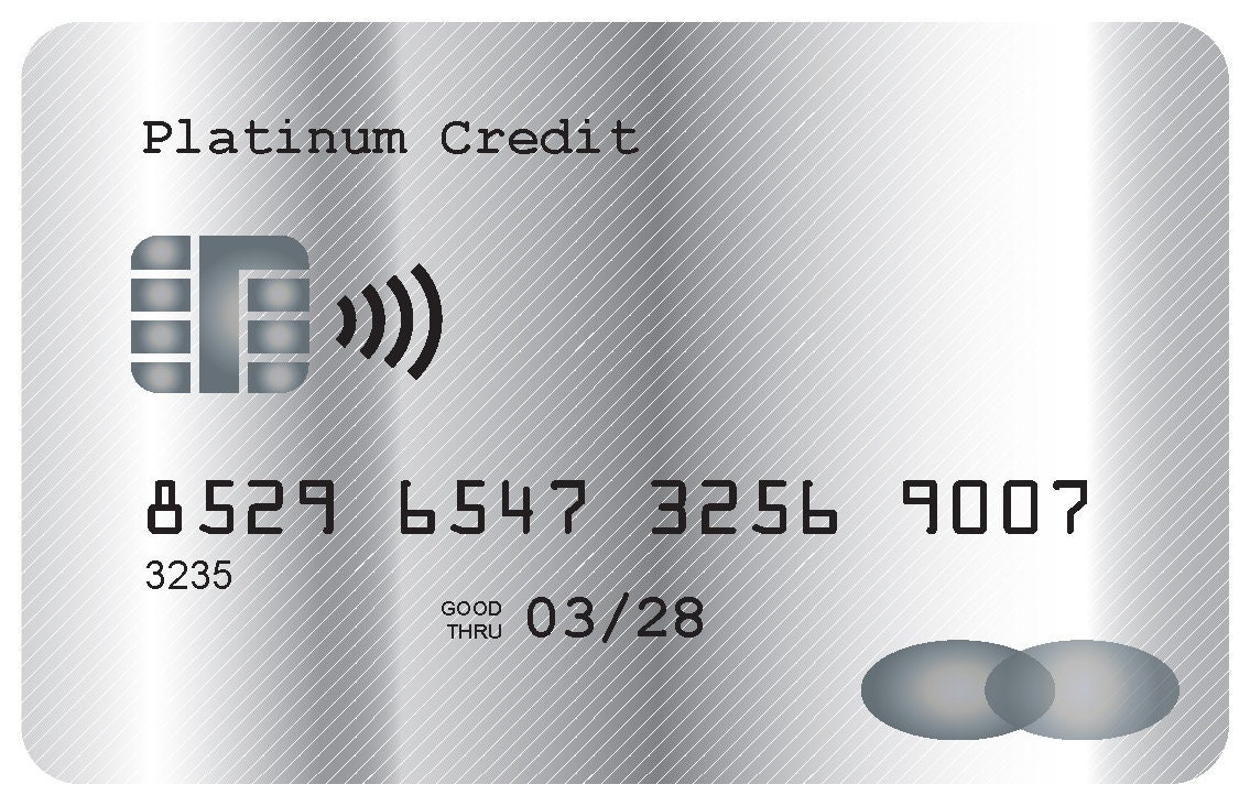 Credit Card Template / Credit Card Fillable / Credit Card PDF - Etsy