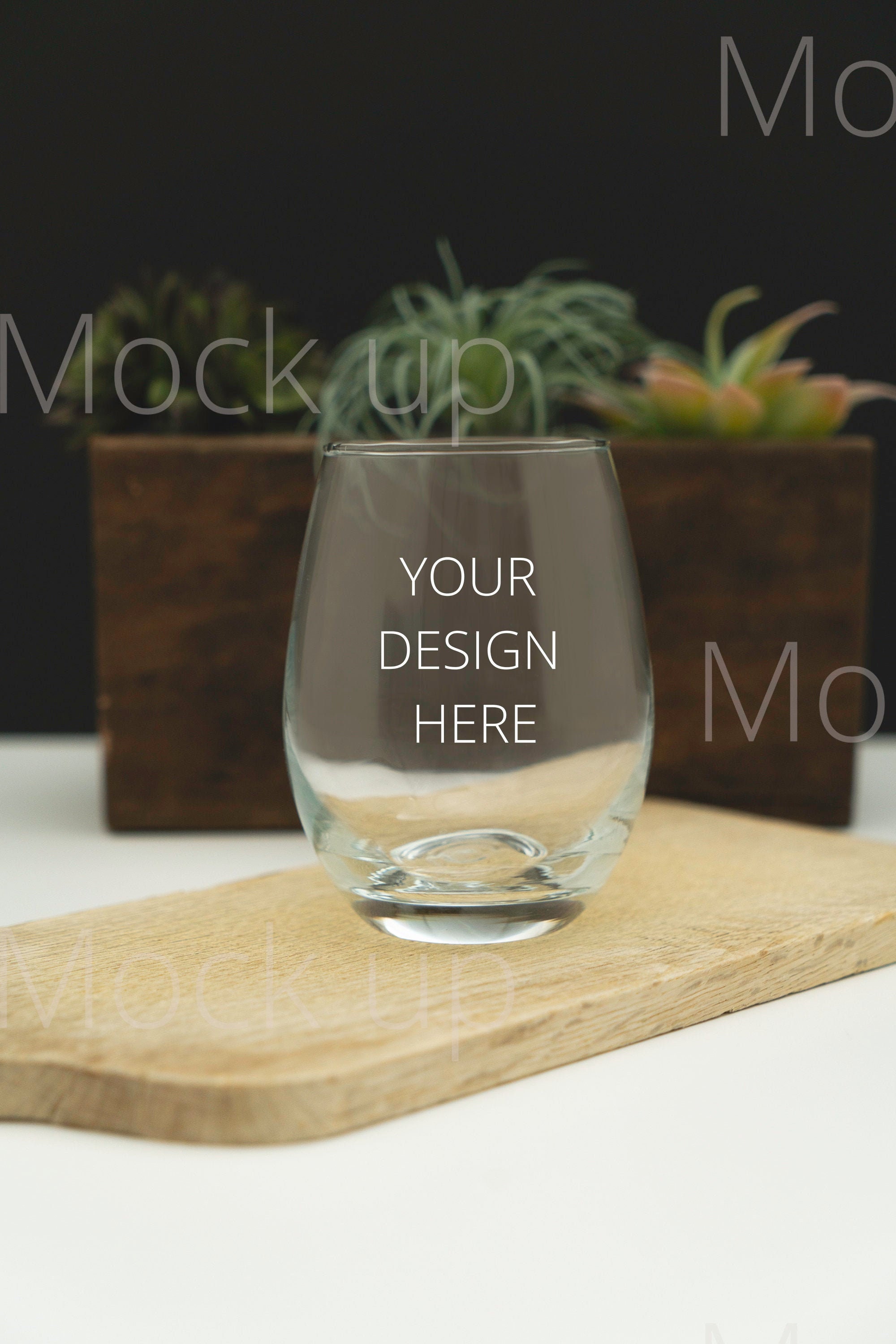 Stemless Wine Glass MOCKUP PHOTO / staged photo of a wine Etsy
