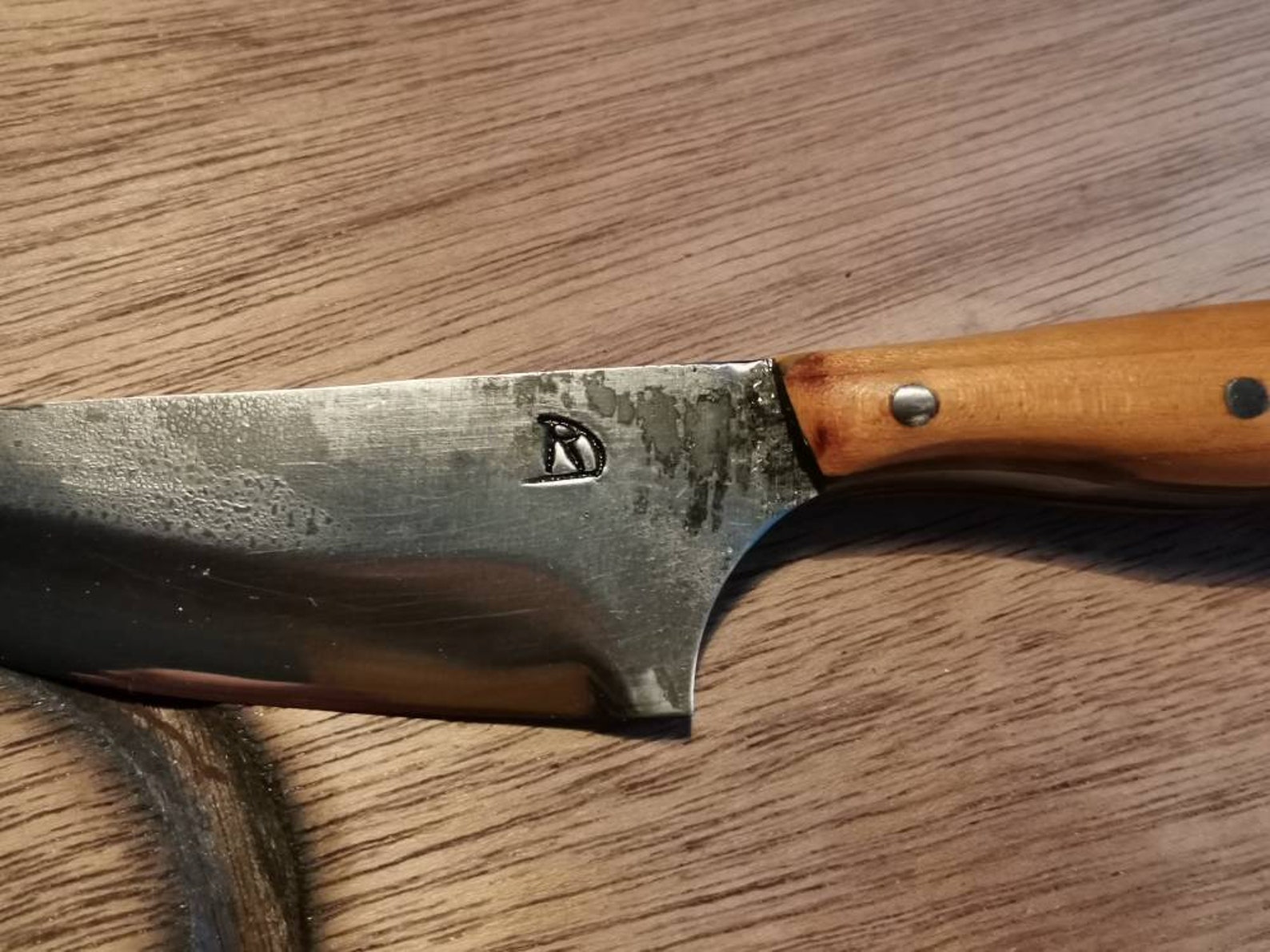 Couteau artisanal forgé main. Brut de forge. | Etsy