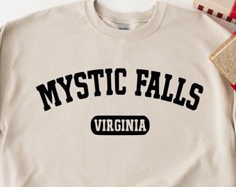 MYSTIC GRILL Femmes T-shirt vampire SIGNE Restaurant Diaries The Falls Logo