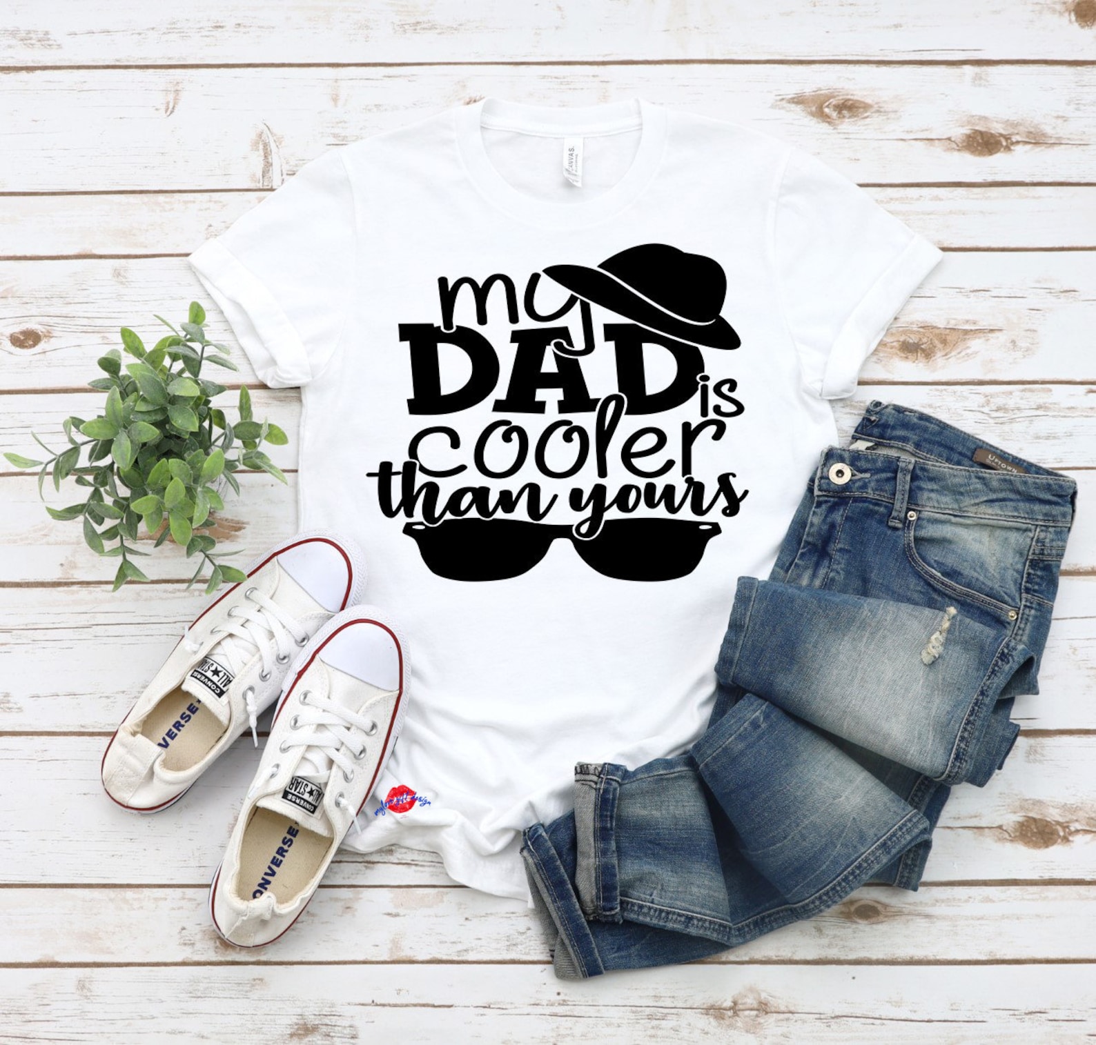 My Dad Cooler Than Yours Shirts Father's Day Gift Etsy