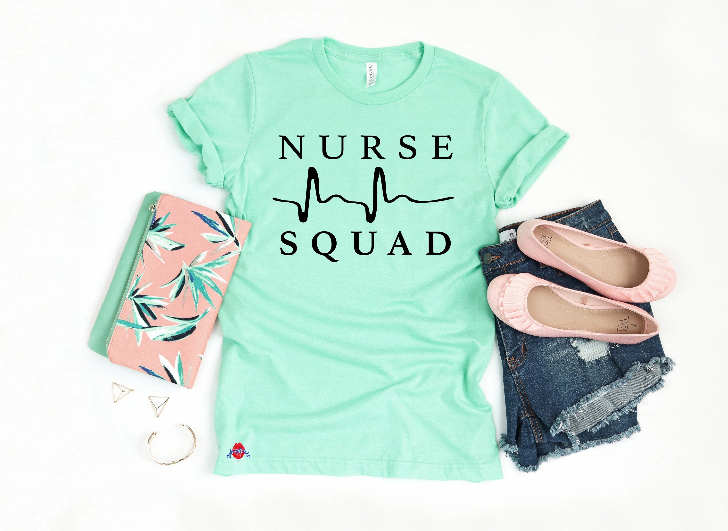 Nurse Squad Tshirt Healthcare Workers Shirt Medical Shirts Etsy