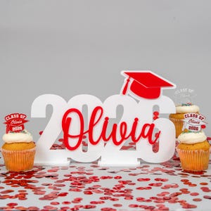 Personalized Graduation Party Sign. Decorations for Class of 2026 Seniors and Graduates