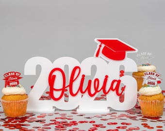 Personalized Graduation Party Sign. Decorations for Class of 2026 Seniors and Graduates