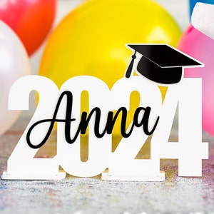 Personalized Class of 2024 Graduation Party Sign. Graduation Decorations 2024. Gift Table Decorations image 1