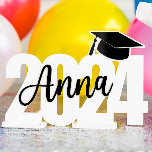 Personalized Class of 2024 Graduation Party Sign. Graduation Decorations 2024. Gift Table Decorations