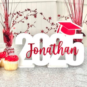 Personalized Graduation Party Sign. Decorations for Class of 2025 Seniors and Graduates