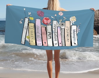 Personalized Beach Towel Party Pool Towel Vacation Gift Concert Gift