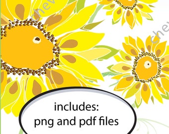 Ukraine Sunflower Poster, 2022, 11 by 17 inch Poster, Printable (Tabloid Size) or Digital Use