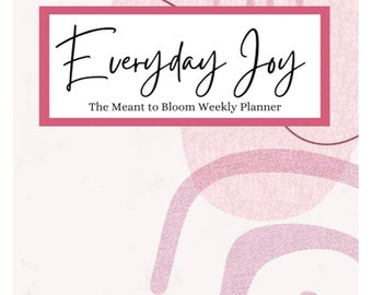 Organize & Reflect: Pink Bohemian 6-Month Planner - Goal Tracker, Layouts, Journal, Brain Dump, Reflections