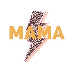 MAMA Lightning Bolt Graphic | Digital Download