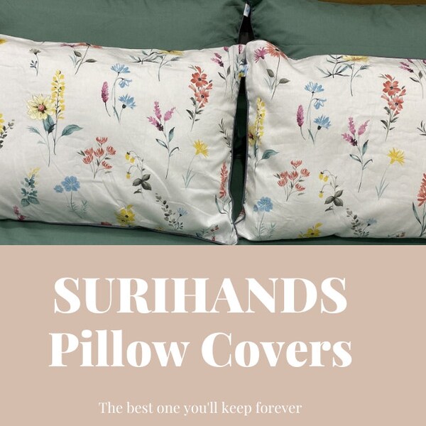 White Floral Pillow Etsy