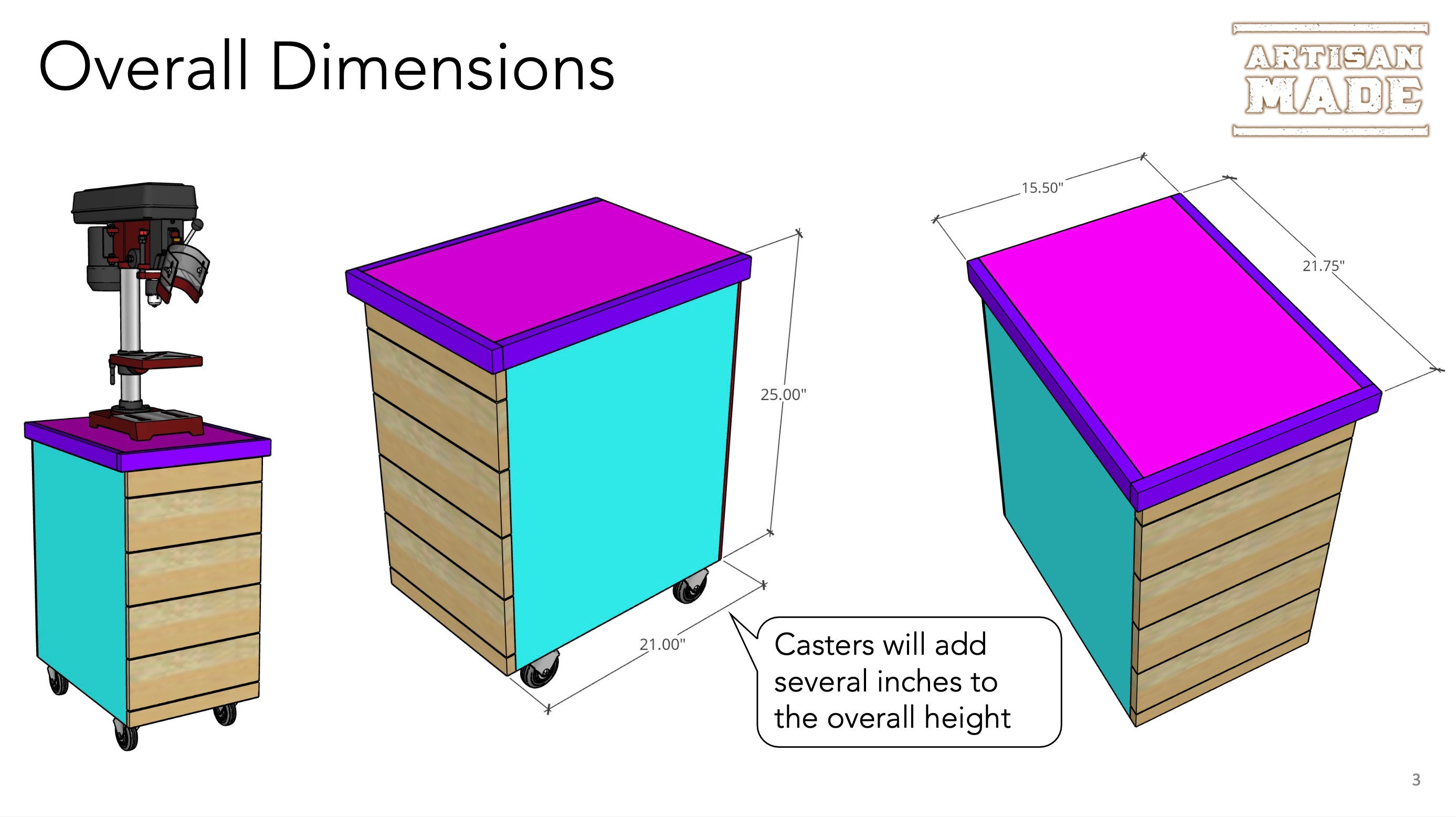 Mobile Tool Stand / Drill Press Stand /DIY Woodworking Plans Etsy