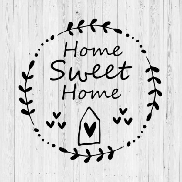 Sticker/Aufkleber Vinyl Home sweet home