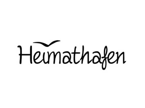Heimathafen Bügelbild Flockfolie