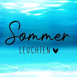 Sticker/Aufkleber Vinyl Sommerleuchten