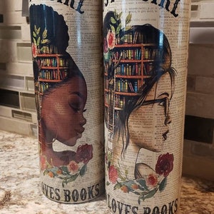 Just A Girl Who Loves Books Shimmer 20oz Tumbler