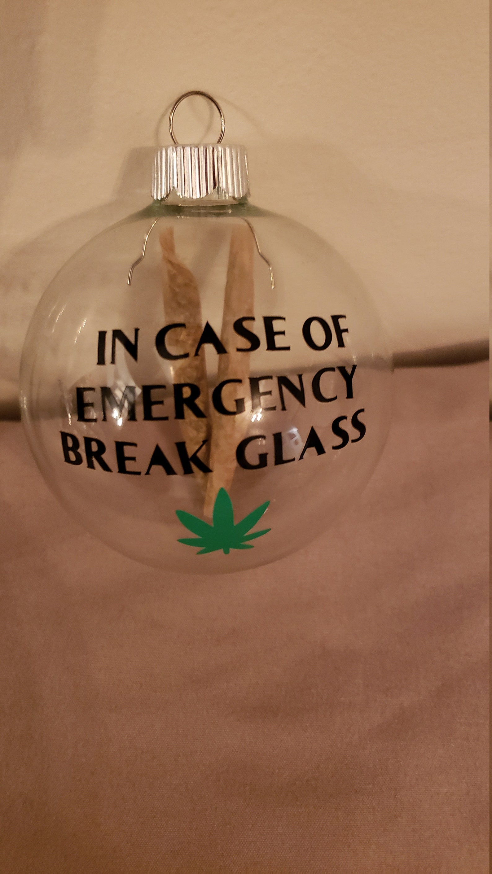 In Case of Emergency Break Glass 420 Etsy