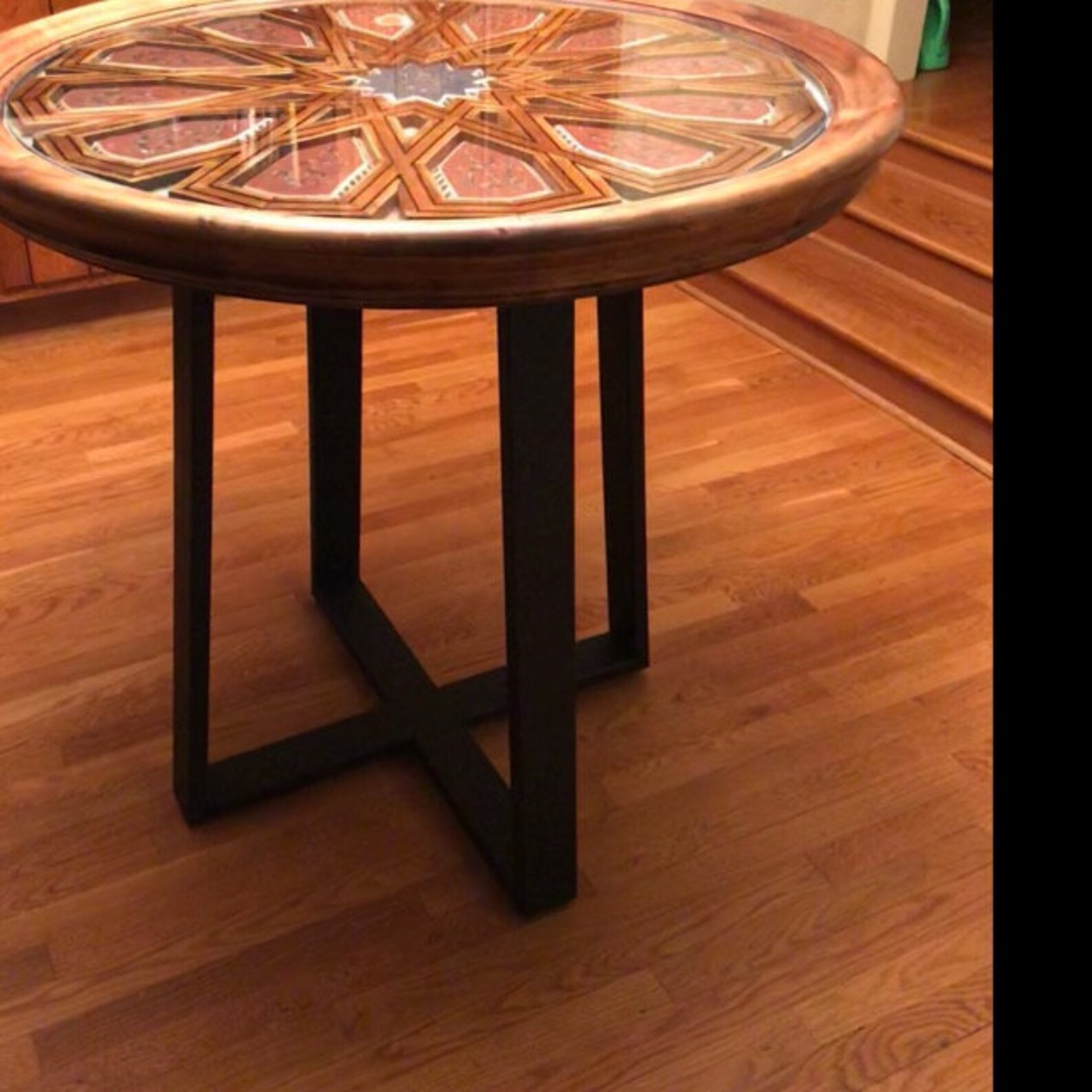 TAPERED BASE Metal Table Base Etsy