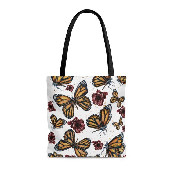 In The Hoop Machine Embroidery Design - Butterfly Handbag