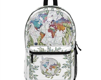 World Backpack/World Map/Olive Branch/Dove/Our Home/World Map Waterproof Lightweight Backpack/Men Backpack/Love/School Backpack/Bag