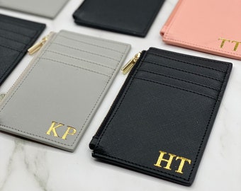 Monogram purse Personalized card holder Women's wallet personalized thank you gift custom birthday gift personalized gift for her christmas