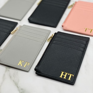 Monogram purse Personalized card holder Women's wallet personalized thank you gift custom birthday gift personalized gift for her christmas