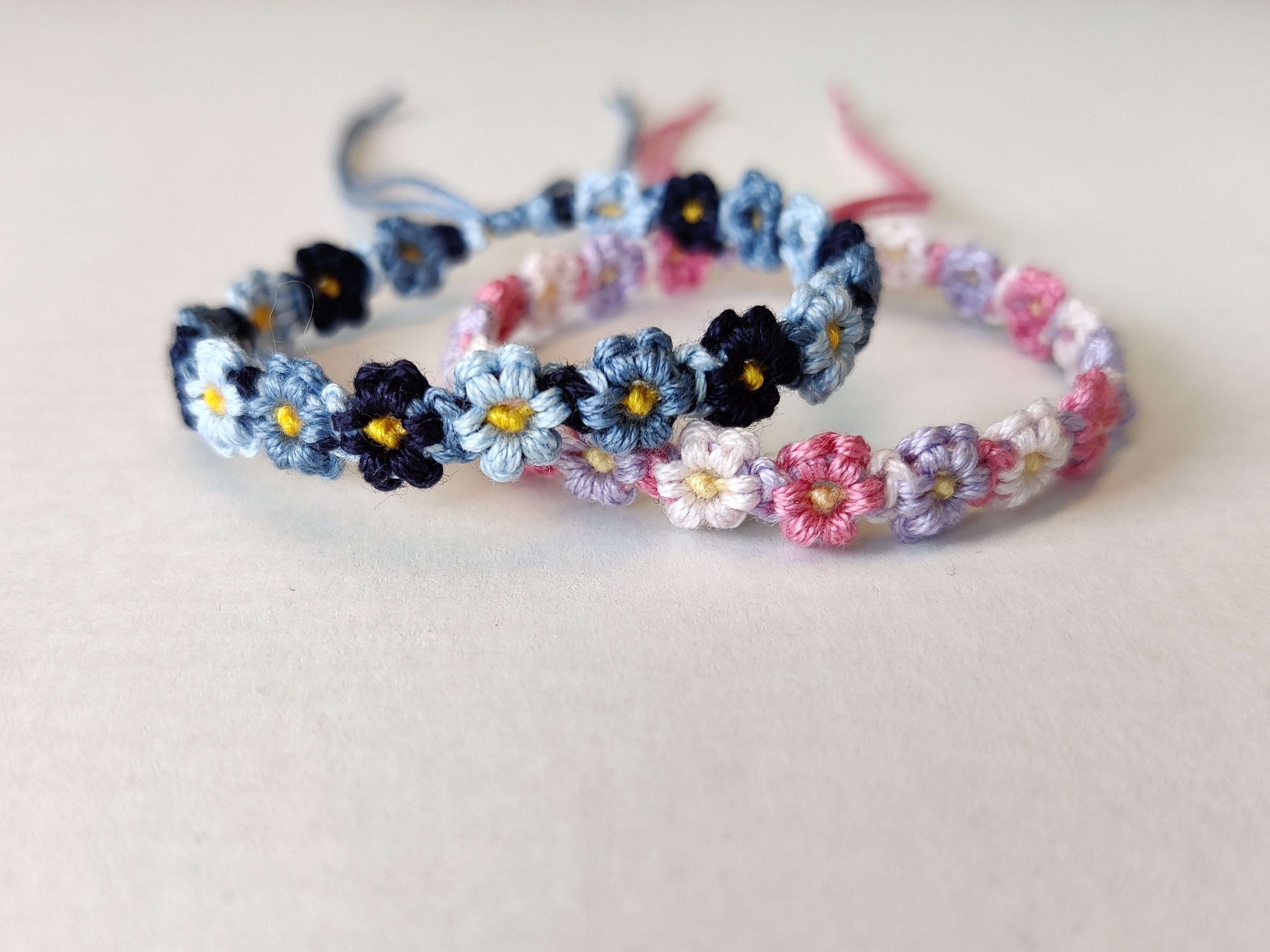 Hand Flower bracelets - Macramelfin