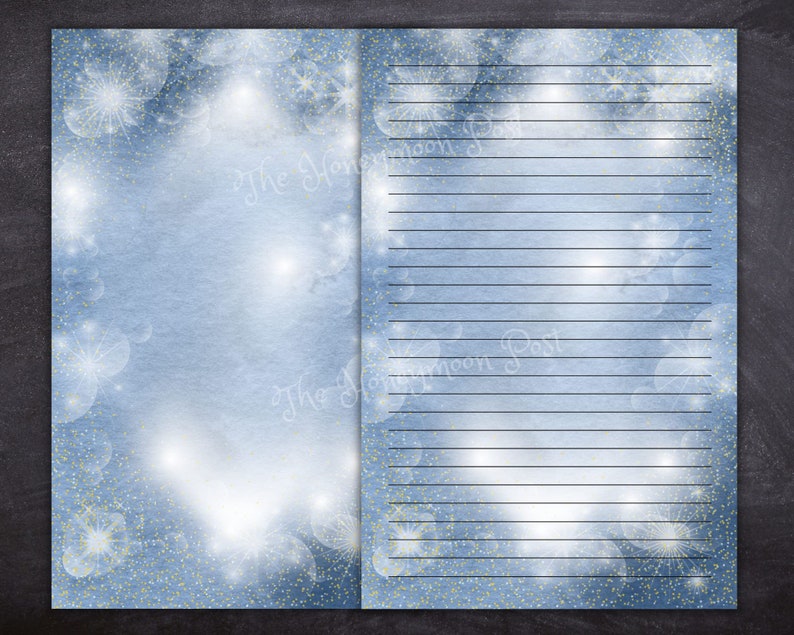 Instant Download Printable Stationery Witchy Paper Pack, Celestial ...