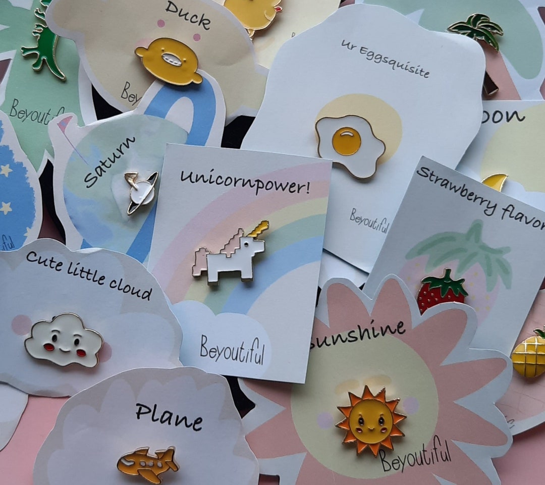 Random Cute Pins for on Your Clothes Etsy