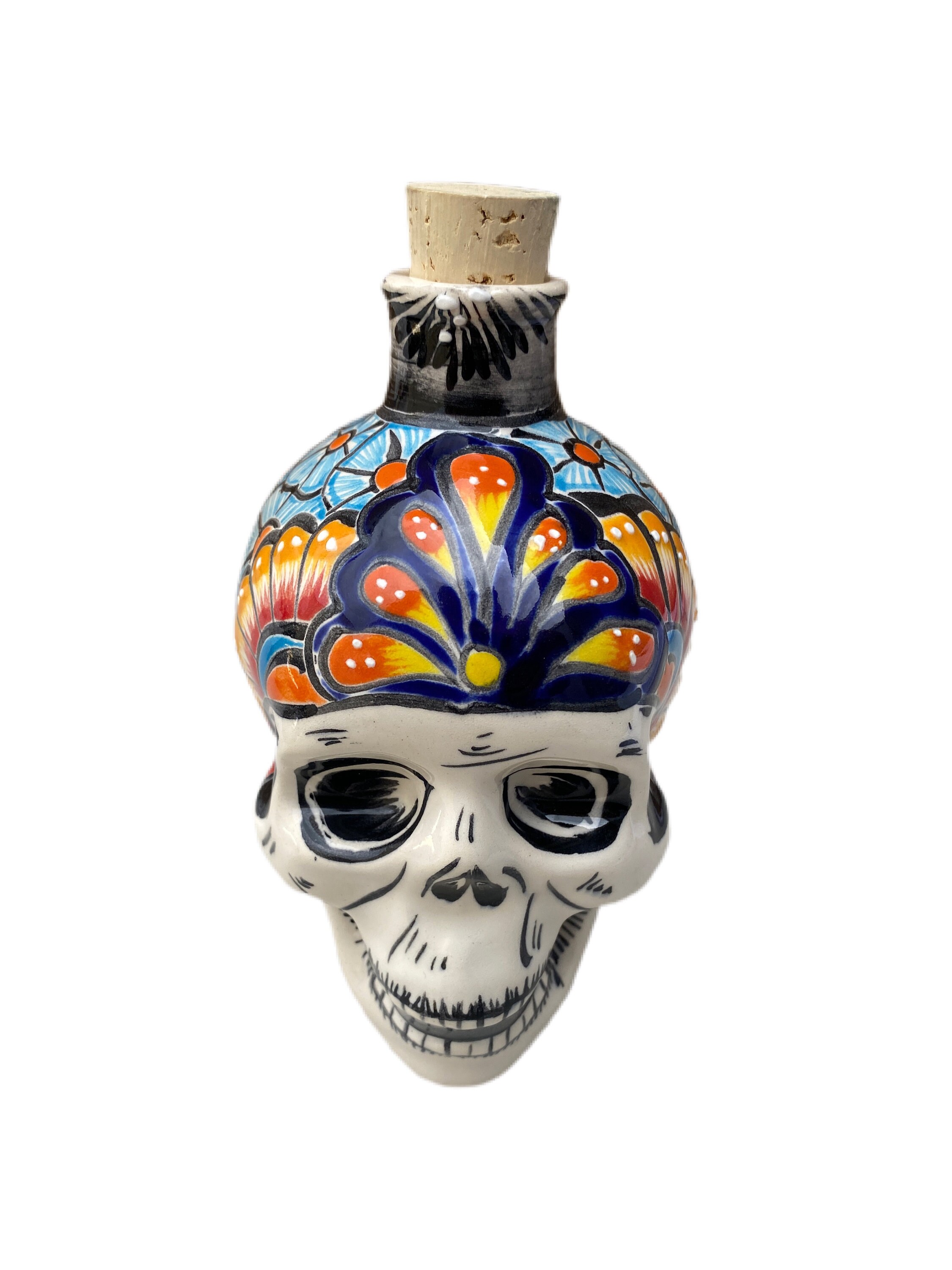 skeleton tequila decanter