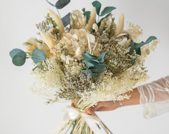 20 pcs Naturals séché gynérion argenté REED 40-45 cm Home Wedding Flower bouquet décoration