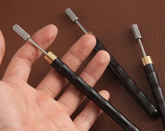 DIY Leather Craft Edge Dye Roller Oil Treatment Tip Pen Handle Applicator Speedy Paint Roller Tool Leather Craft Tool