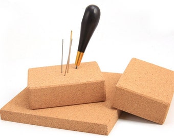 Support poinçon de liège en chêne à gros grains
