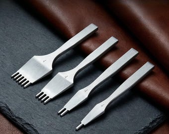 Leather Pricking Ironl Set, Diamond Chisel, Punch Tool, Craft Tool Kit