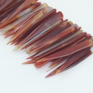 5Pcs/set  8cm Agate To Rub Leather Edge For Folding Creasing Paper Leathercrafts DIY Handmade Leather Tool Accessory
