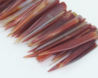 5 pièces/ensemble 8 cm agate à frotter bord en cuir pour plier le papier froissé maroquinerie bricolage fait main en cuir outil accessoire