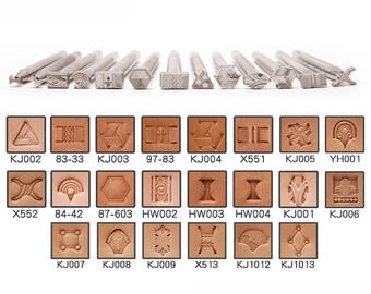 Leathercraft Stamping Tool Carving Patterns Art Leather Working Tools