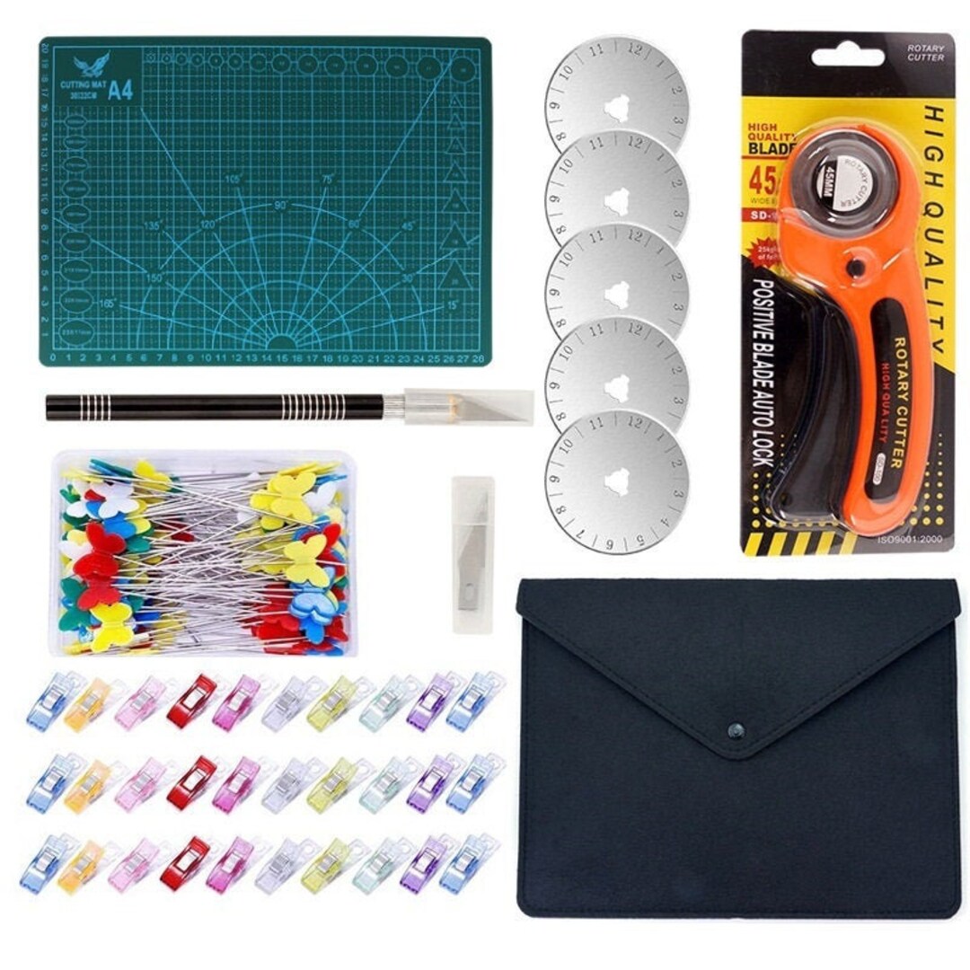 Rotary Cutter Kit 45mm Rotary Cutter Tool Kit With 5 Blades Etsy