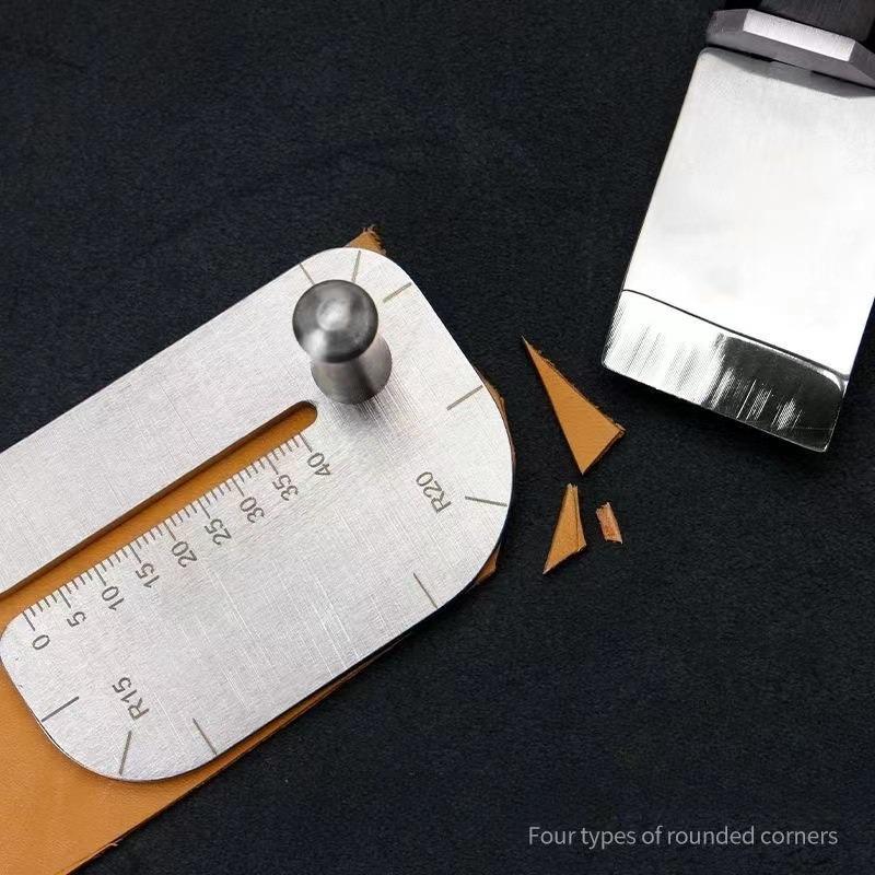 Trashing Ruler 1 Pc Stainless Steel Punching Ruler, Cutting Distance Ruler, Leather ...