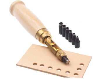 Punch réglable trou en cuir creux pour bande de montre en cuir, cuir, ceinture de joint, tissu, plastiques en papier toile. Poinçon en cuir (1.5mm-4mm)