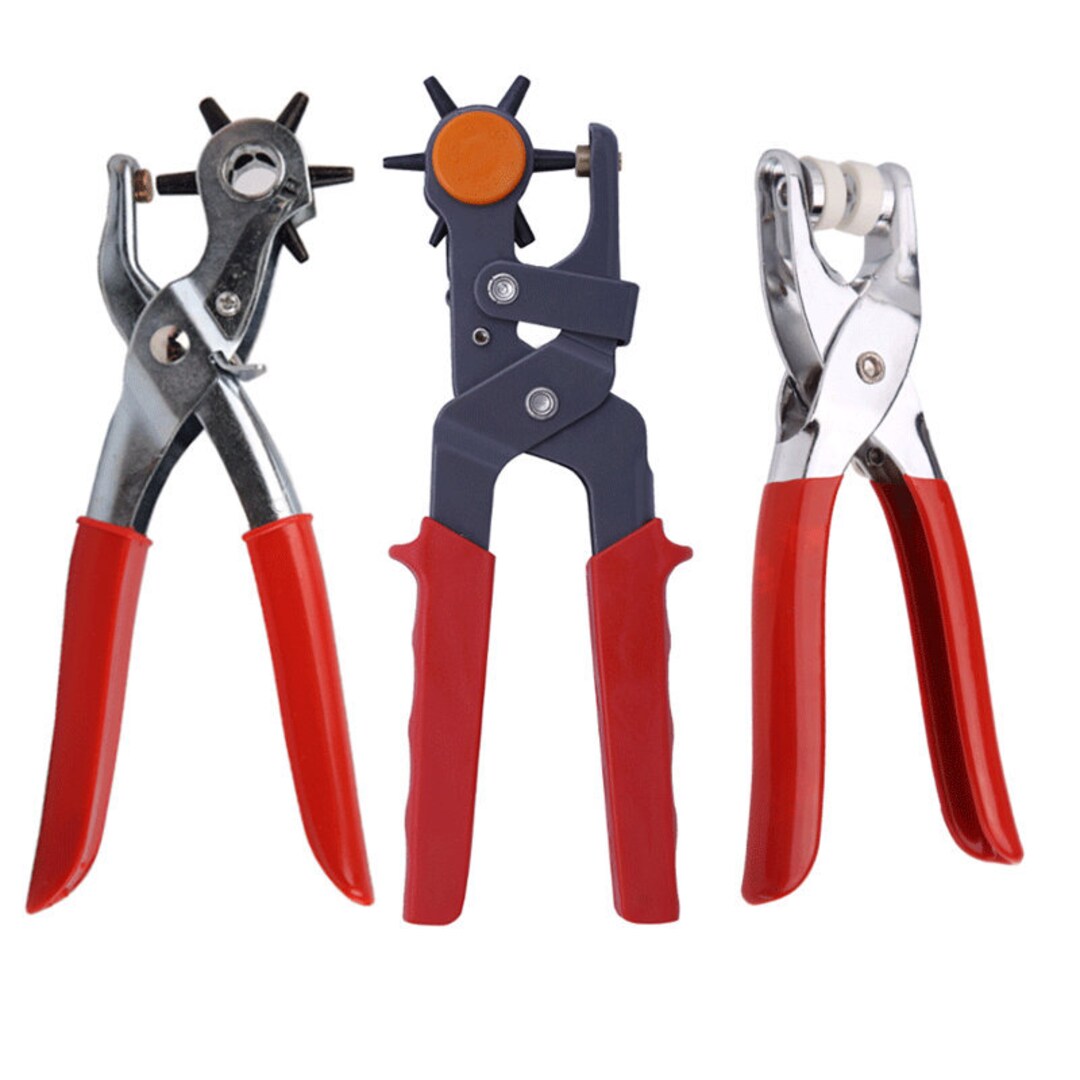 Leather Belt Hole Punch Drill Plier Eyelet Sewing Machine Leathercraft Household Bag Tool Strap