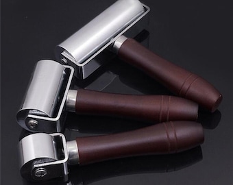 26/60/100mm Leather Glue Edges Laminating Roller Craft Diy Handmade Crease Tool Leather Craft Roller
