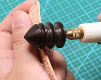 Outils de polissage des bords du cuir, cuir lisse, artisanat, outils de bricolage, outil d'artisanat de brunissage, outil de meulage