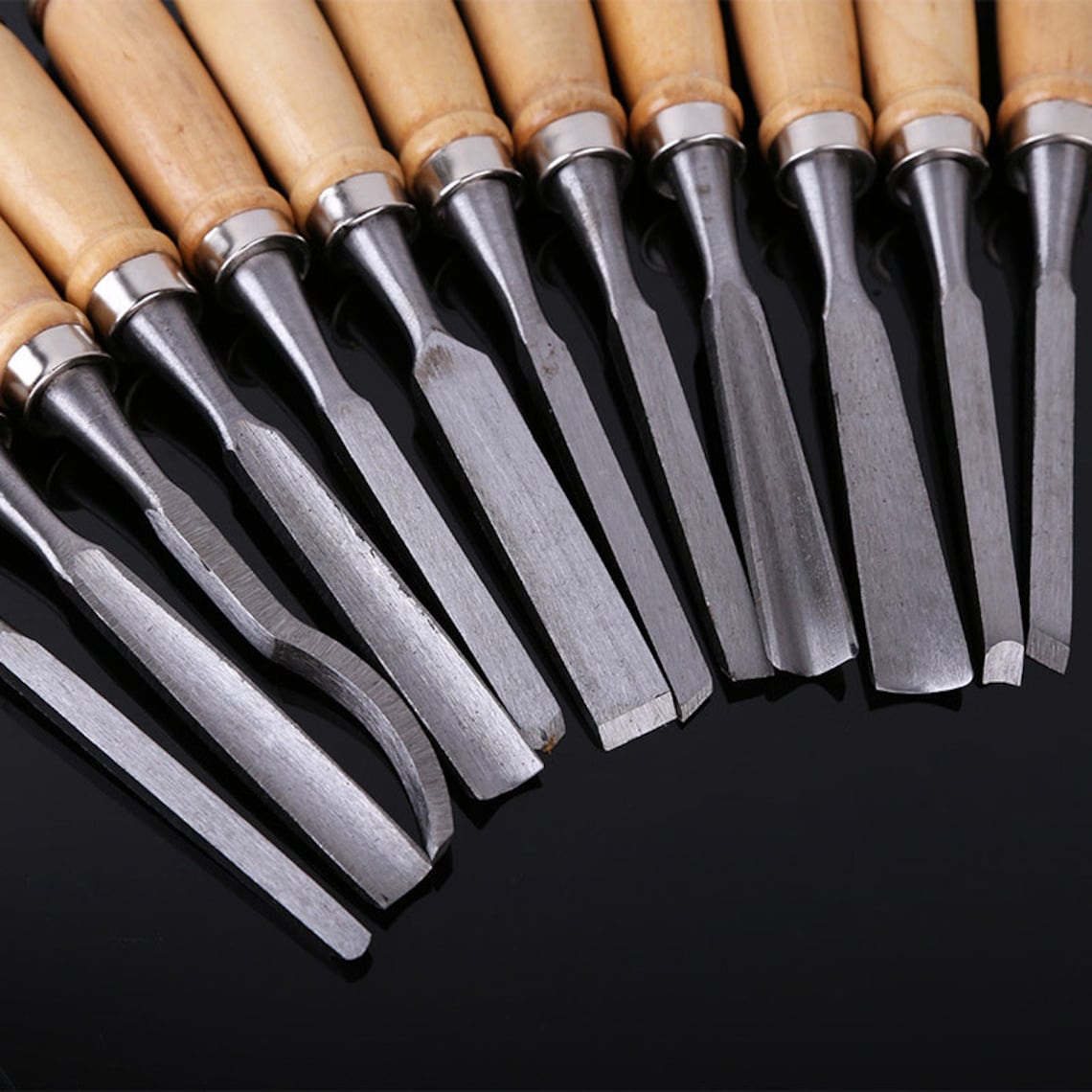 Wood Carving Set 12 PC Chisel Set Wood Carvers Chssels Etsy