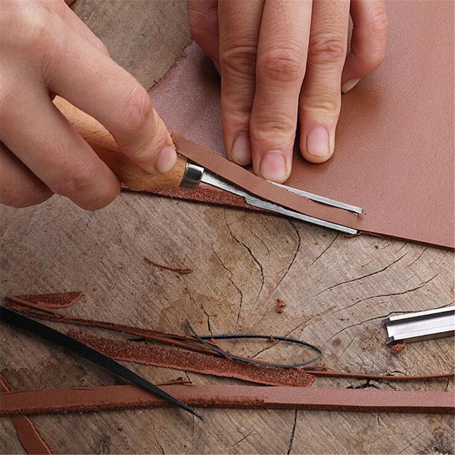 Leather Edge Beveler Trimming DIY Cutt Craft Stainless Steel Etsy
