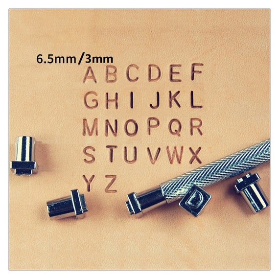FREE SHIPPINJG jewelry tool alloy steel 5mm metal letter punch