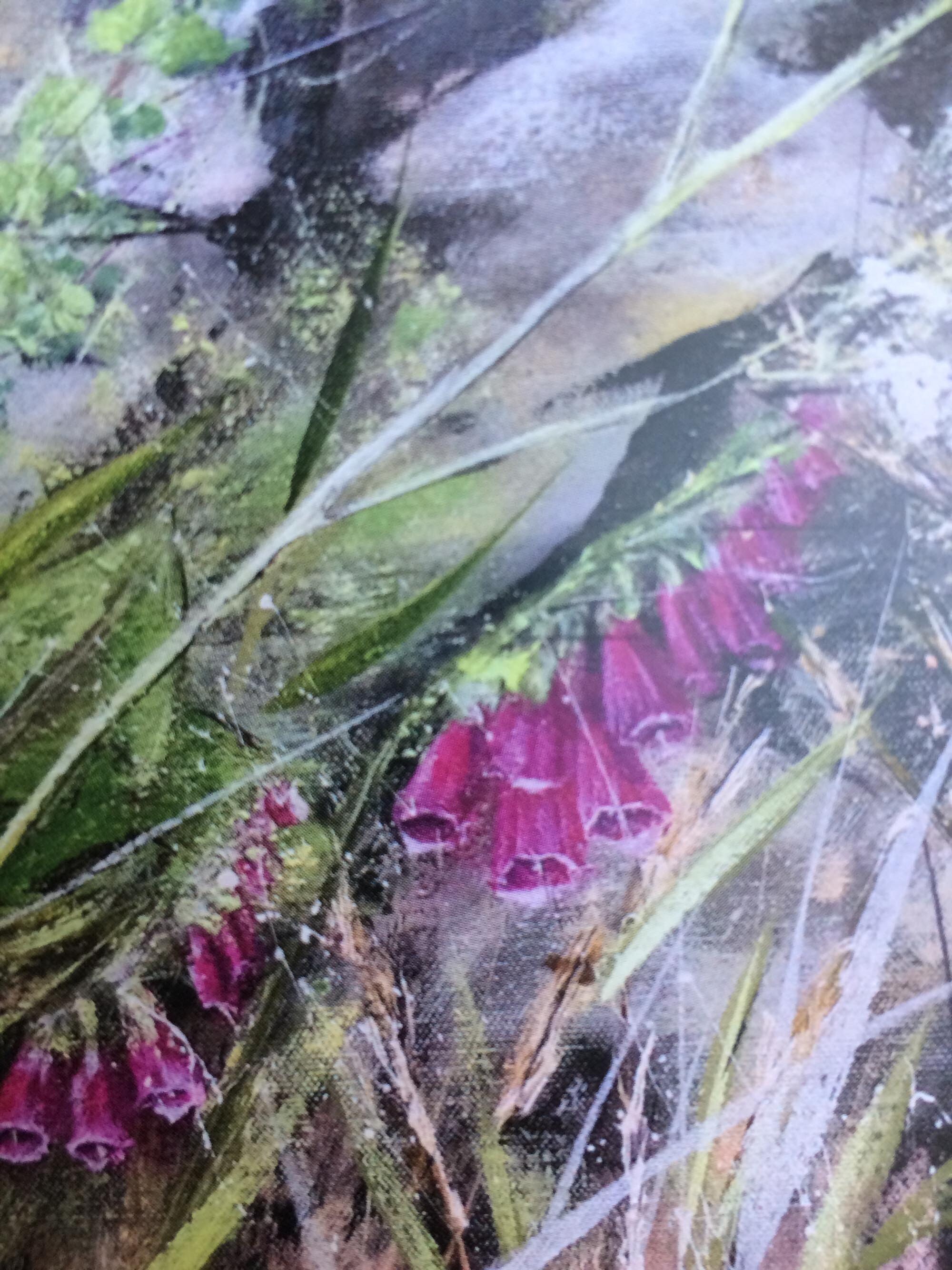 Cornish Cliff Card, Flower Meadow Greeting Card, Blank Greeting Card