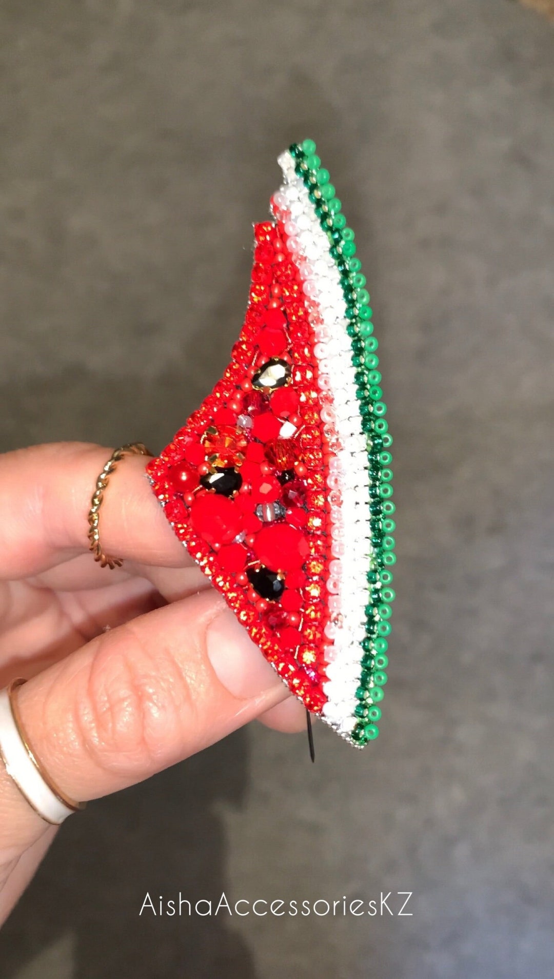 Broches Pastèque Palestine 3 Pièces - Émail, Design Dessin Animé - Pour Vêtements, Sacs, Chapeaux
